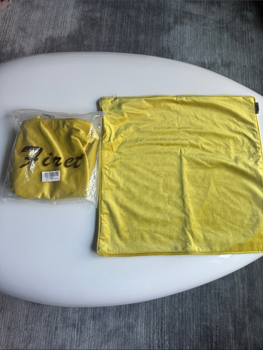 Yellow Pillow Covers - Bright Lemon
